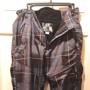 Triple Nickel Gray and Black Ski Pants Size S